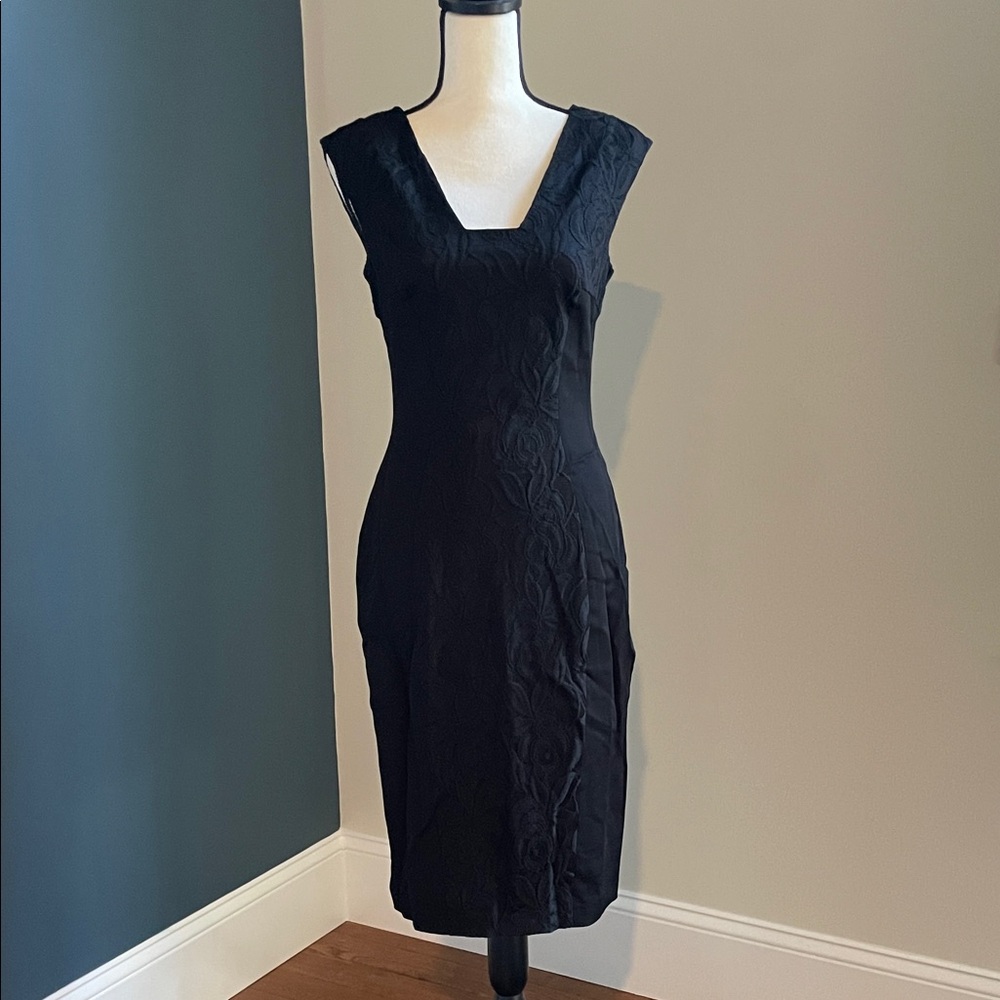 Elegant Black Midi Dress